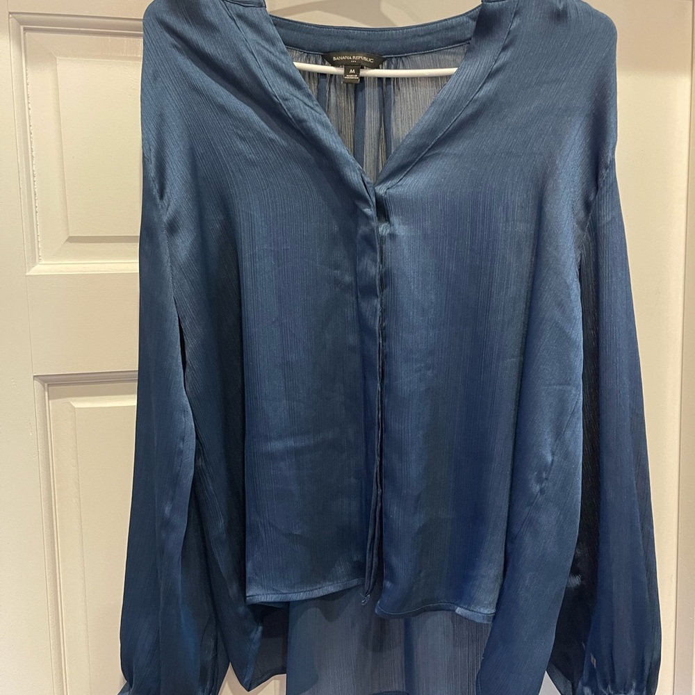 Banana Republic Deep Blue Blouse